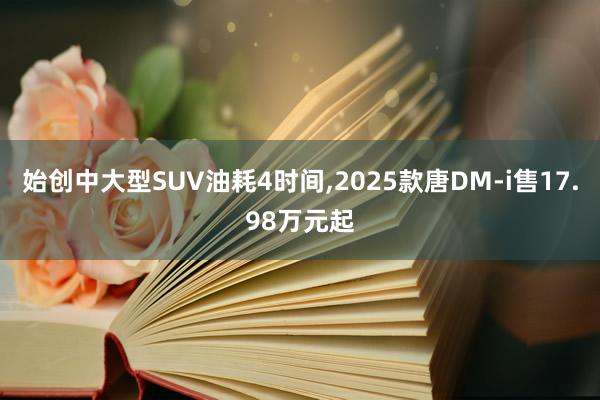 始创中大型SUV油耗4时间,2025款唐DM-i售17.98万元起